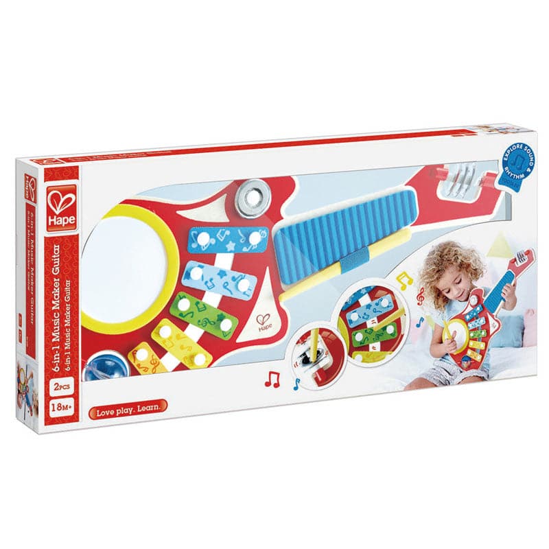 Hape-6-In-1 Music Maker-E0335-Legacy Toys