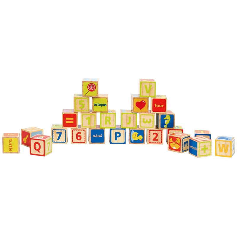 Hape-ABC Blocks - 26 Pieces-E0419-Legacy Toys