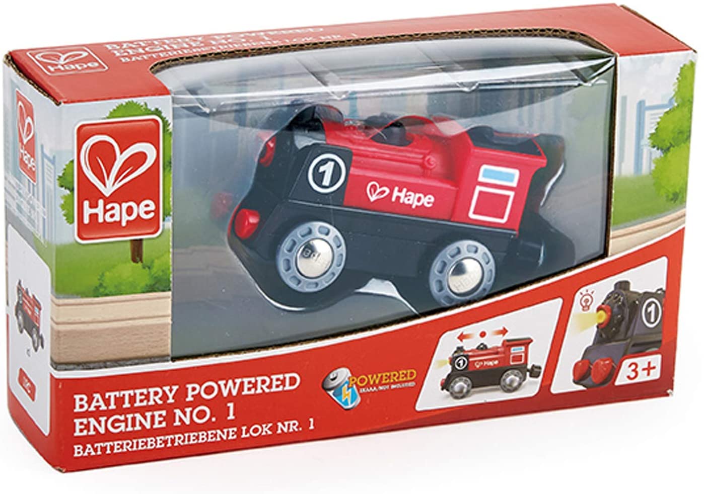 Hape-Battery Powered Engine No.1-E3703-Legacy Toys