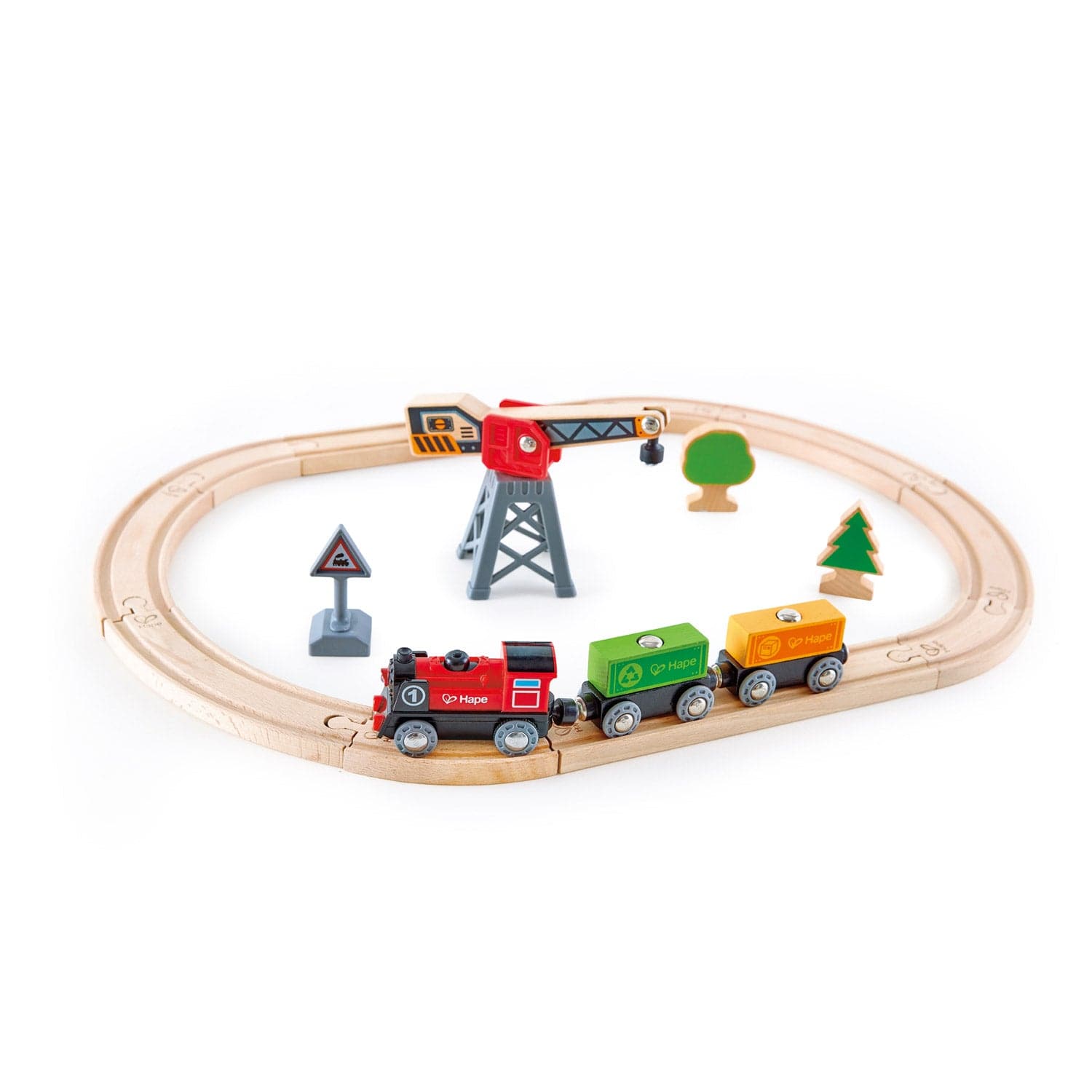 Hape-Cargo Delivery Loop-E3731-Legacy Toys