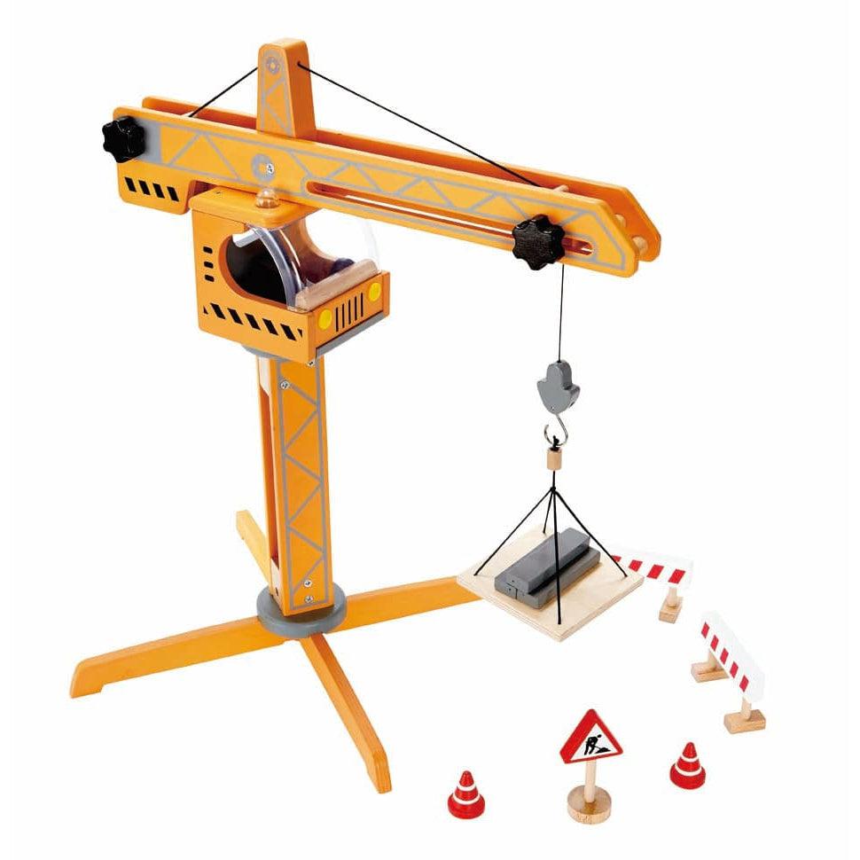 Hape-Crane Lift-E3011-Legacy Toys