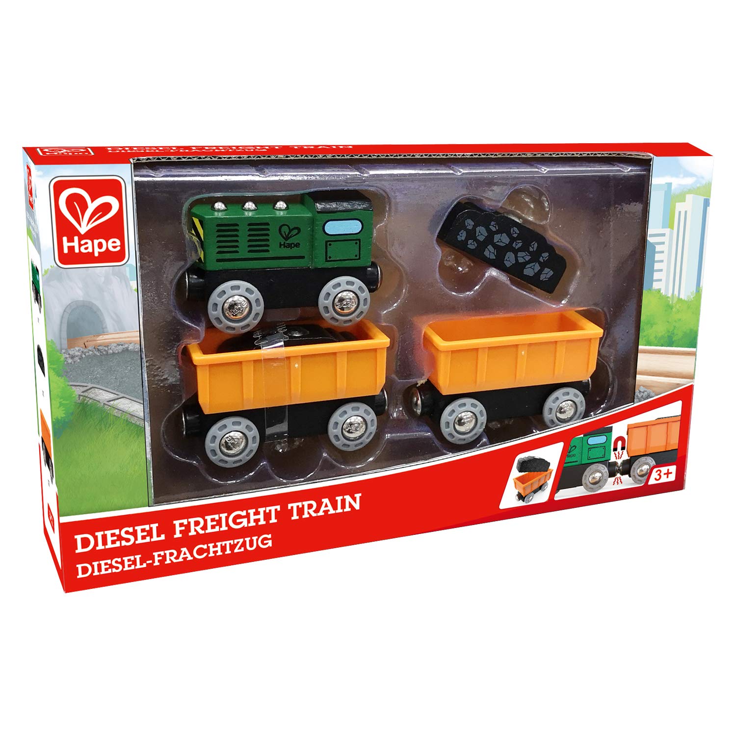 Hape-Diesel Freight Train-E3718-Legacy Toys