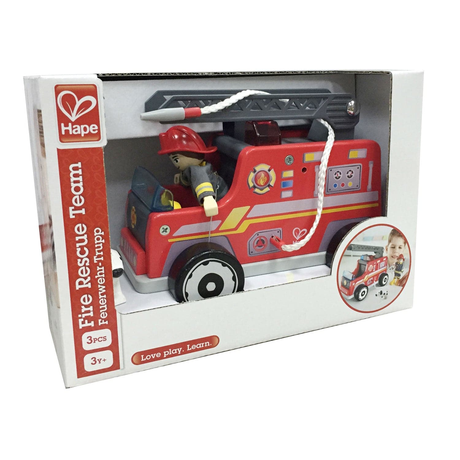 Hape-Fire Rescue Team-E3024-Legacy Toys