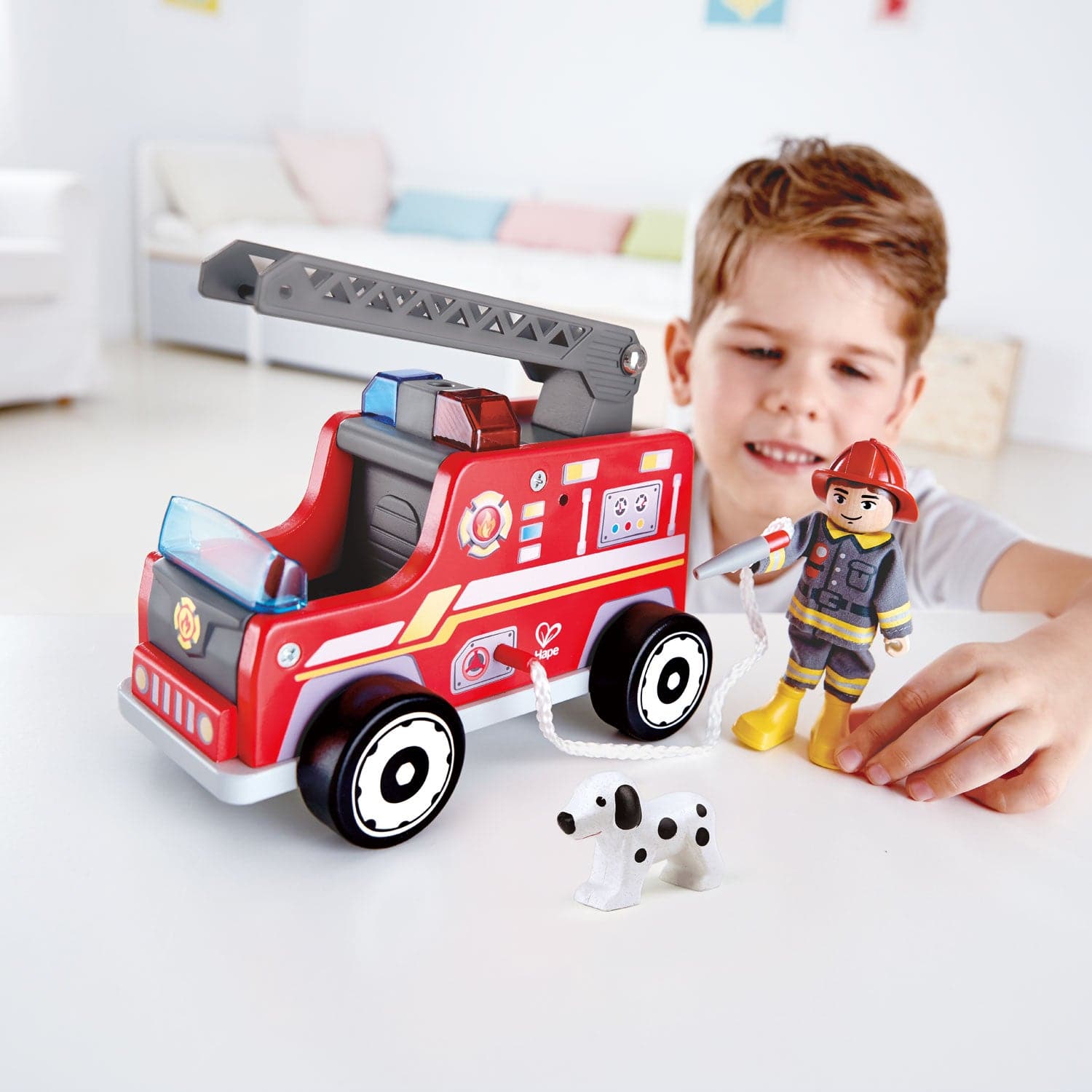 Hape-Fire Rescue Team-E3024-Legacy Toys