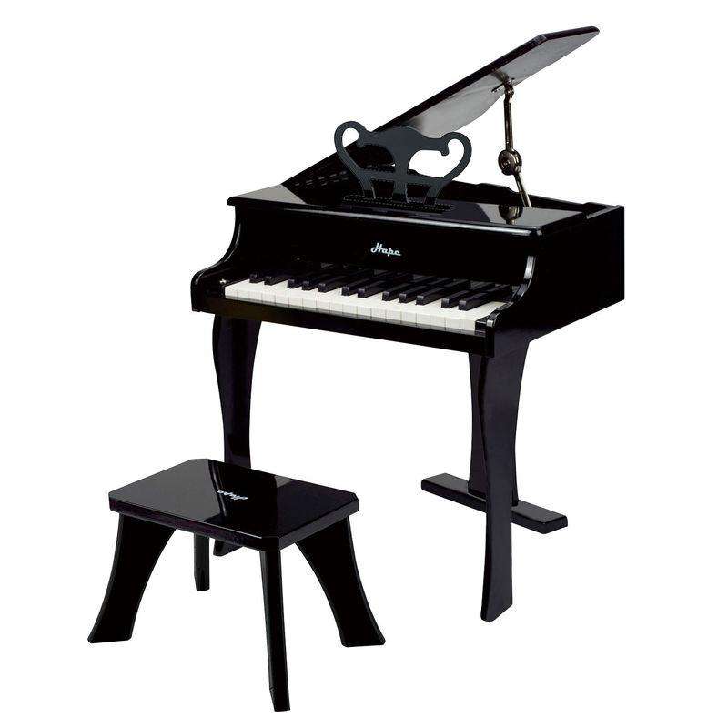 Hape-Happy Grand Piano - Black-E0320-Legacy Toys