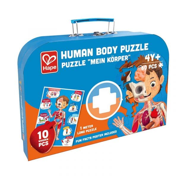 Hape-Human Body Puzzle-E1635-Legacy Toys