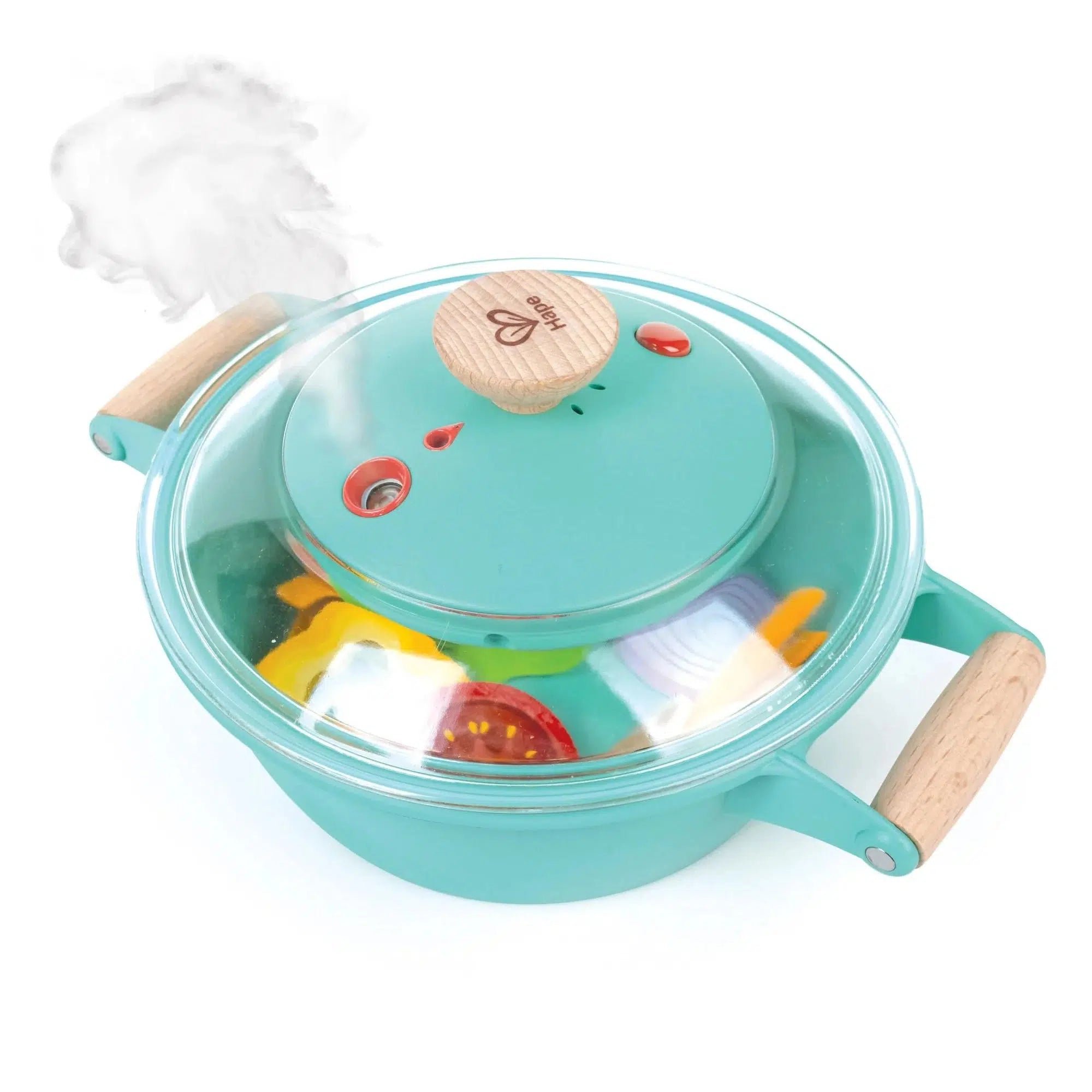 Hape-Little Chef Cooking & Steam Playset-E3187-Legacy Toys