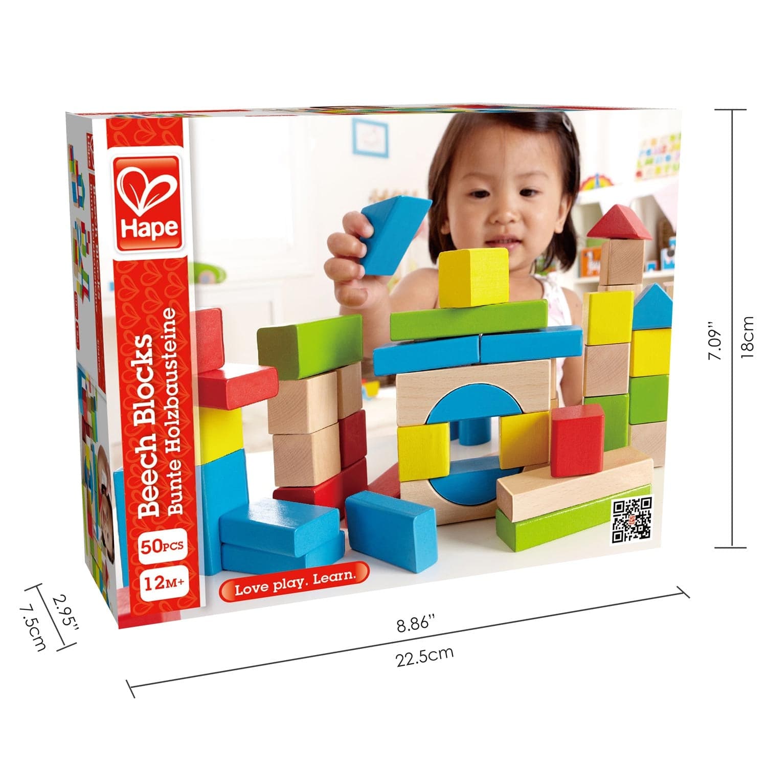 Hape-Maple Blocks - 50 Pieces-E0409-Legacy Toys