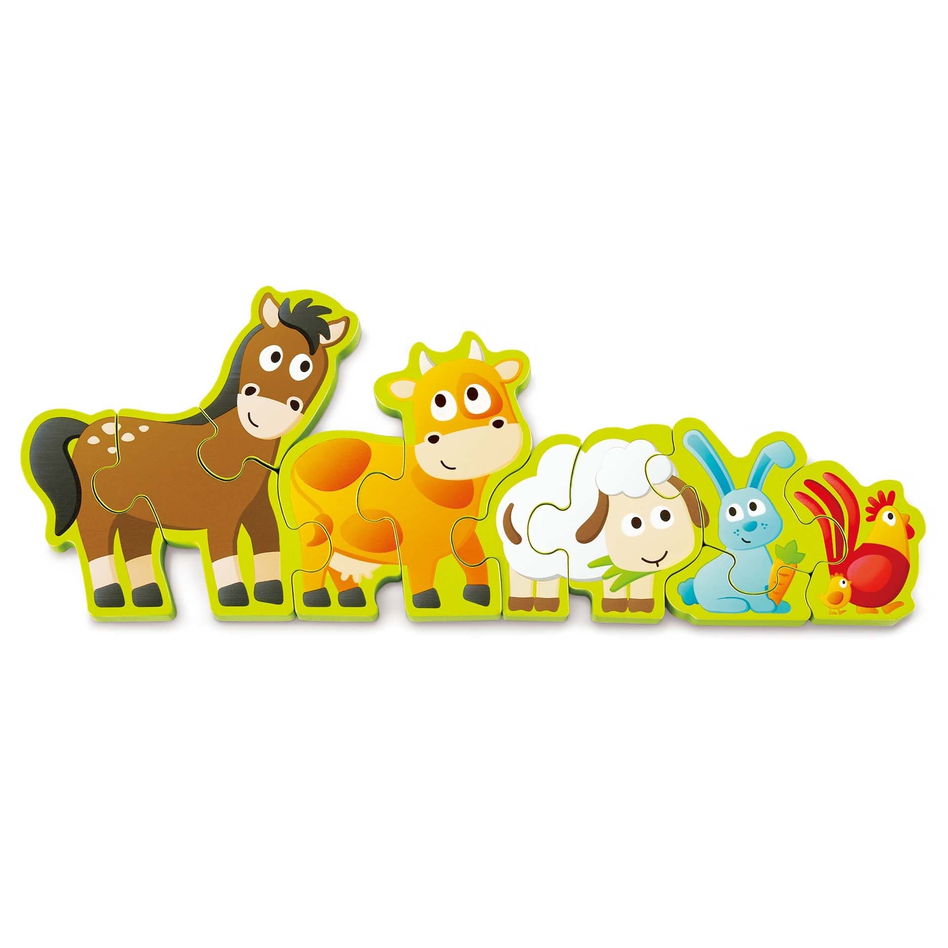 Hape-Numbers & Farm Animals Puzzle-E1628-Legacy Toys