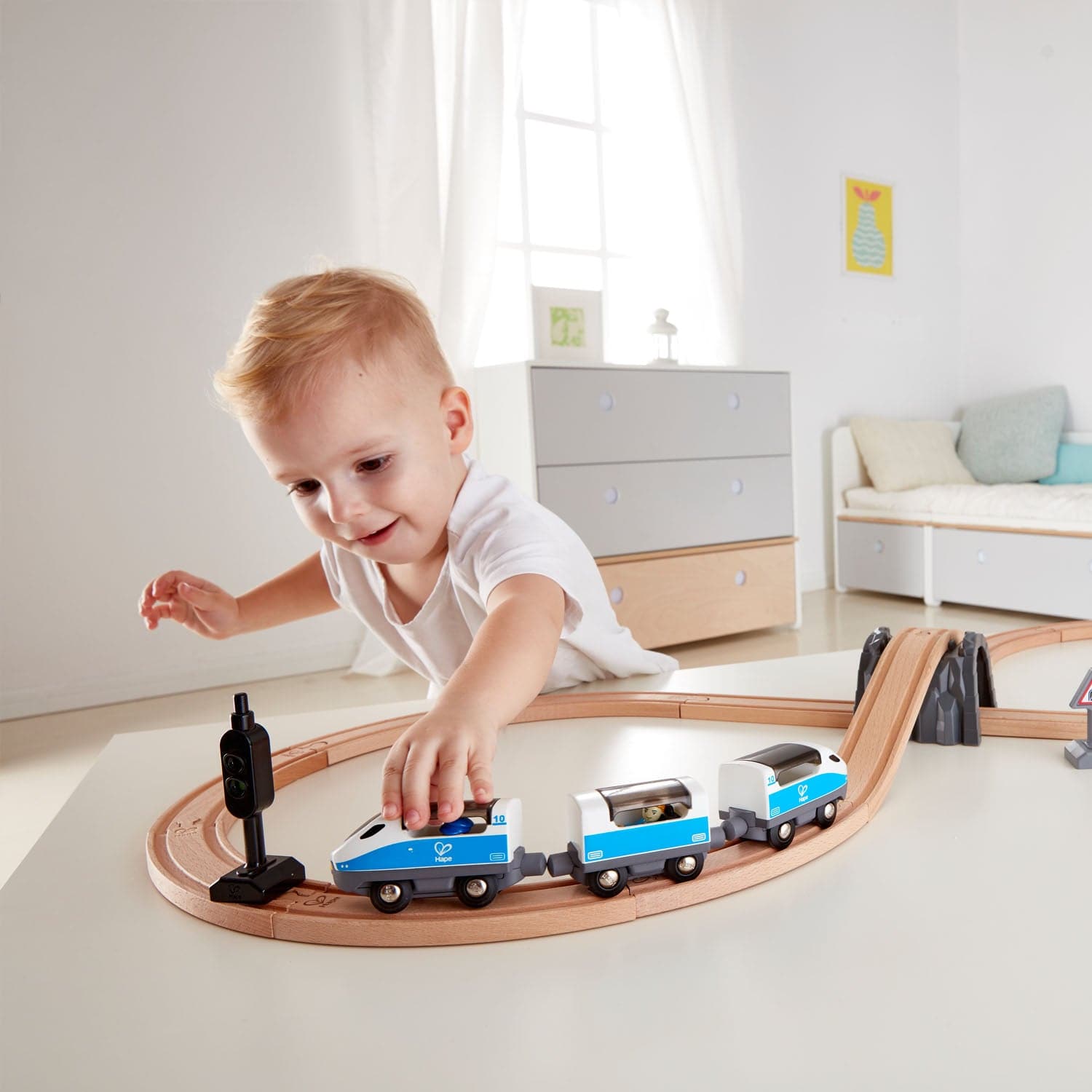 Hape-Passenger Train Set-E3729-Legacy Toys