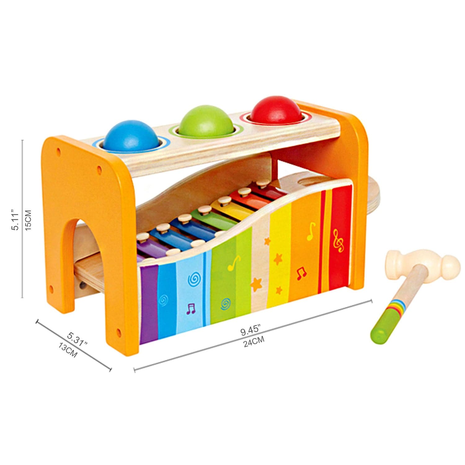 Hape-Pound and Tap Bench-E0305-Legacy Toys