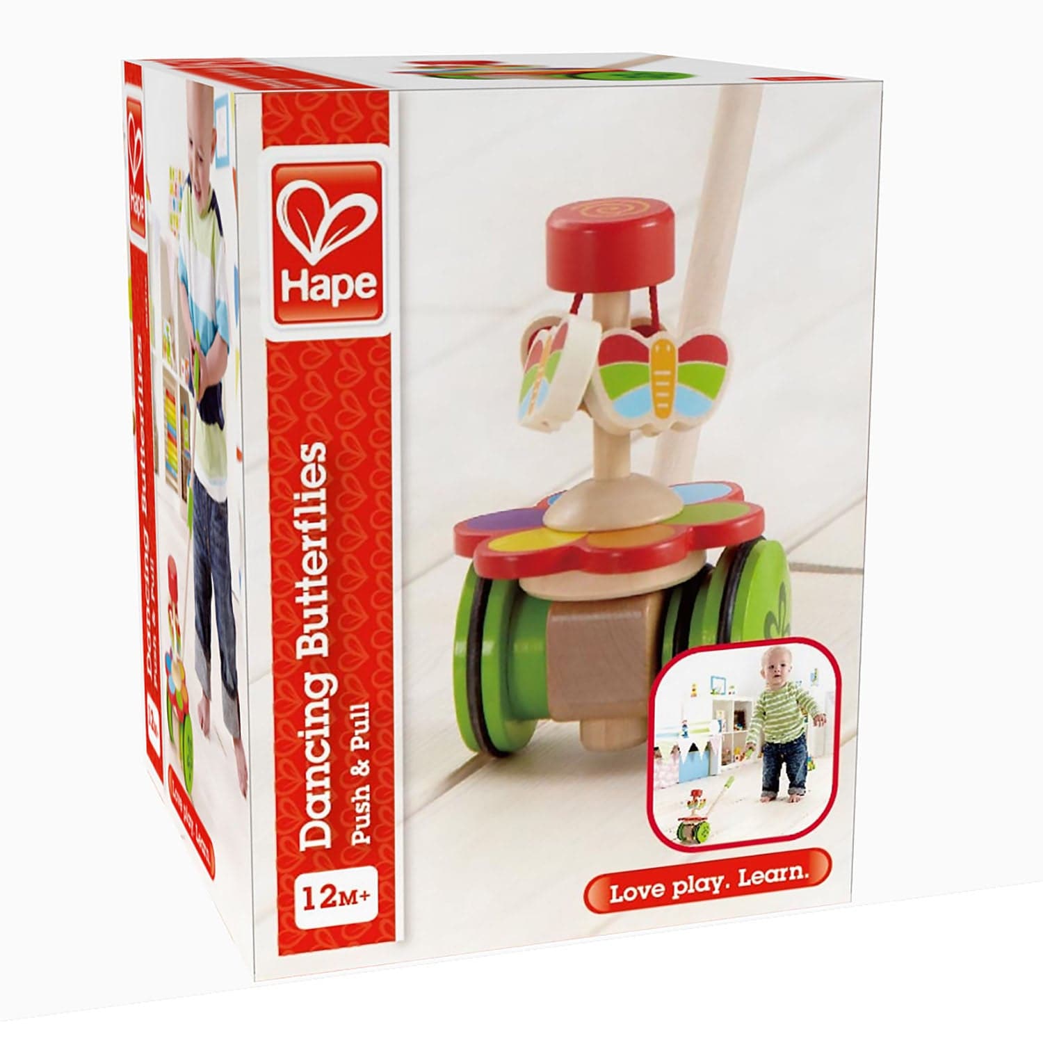 Hape-Push and Pull - Dancing Butterflies-E0341-Legacy Toys