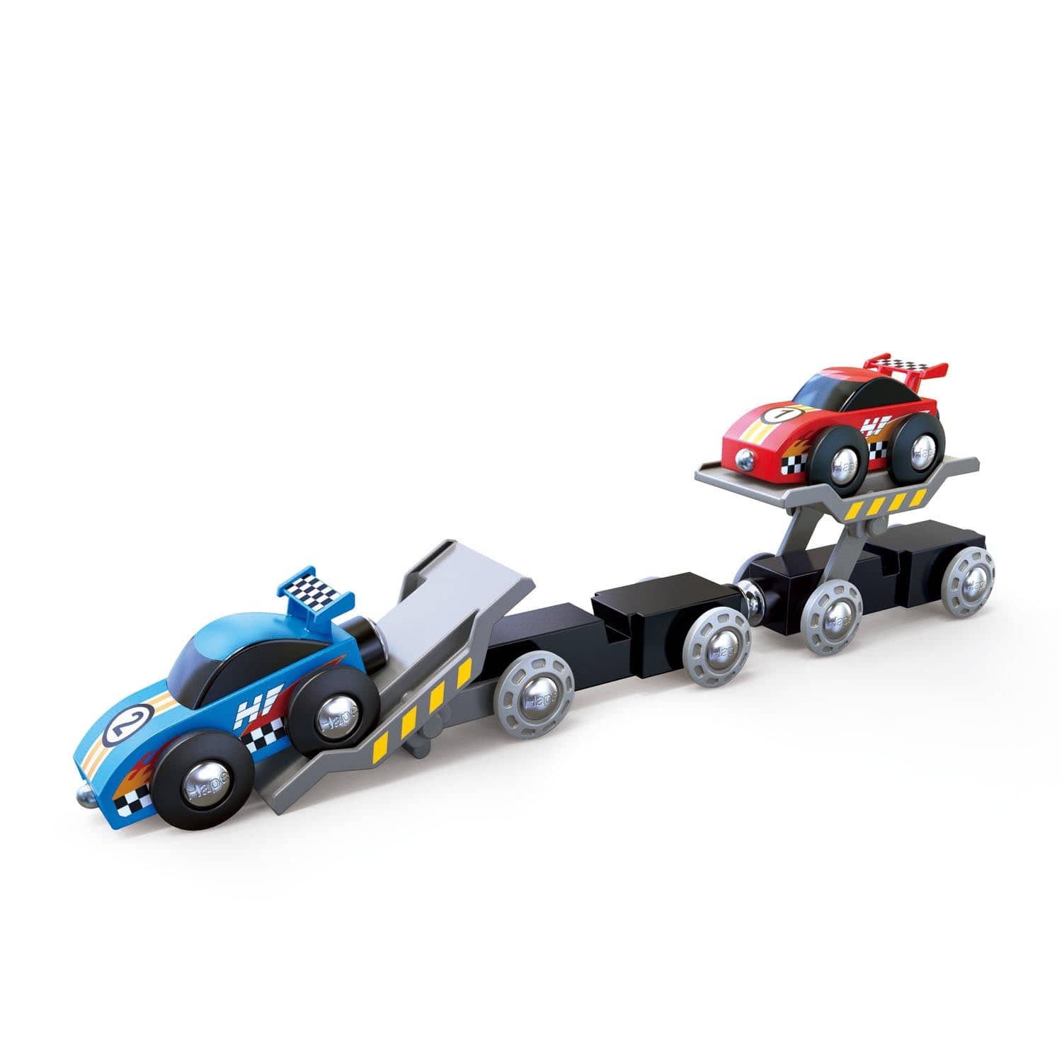 Hape-Race Car Transporter-E3735-Legacy Toys