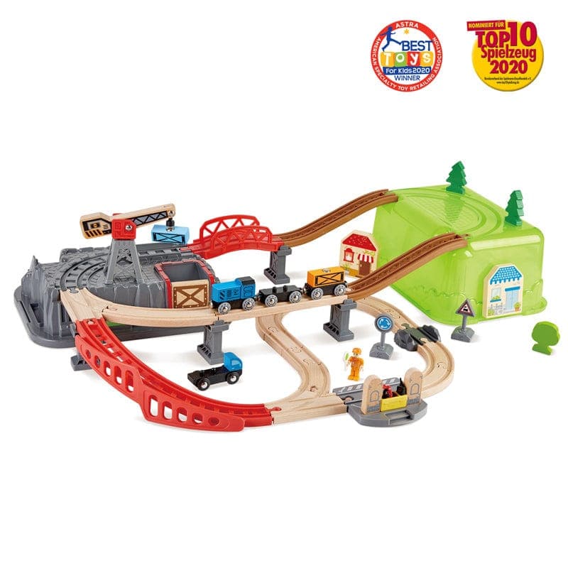 Hape-Railway Bucket Builder Set-E3764-Legacy Toys
