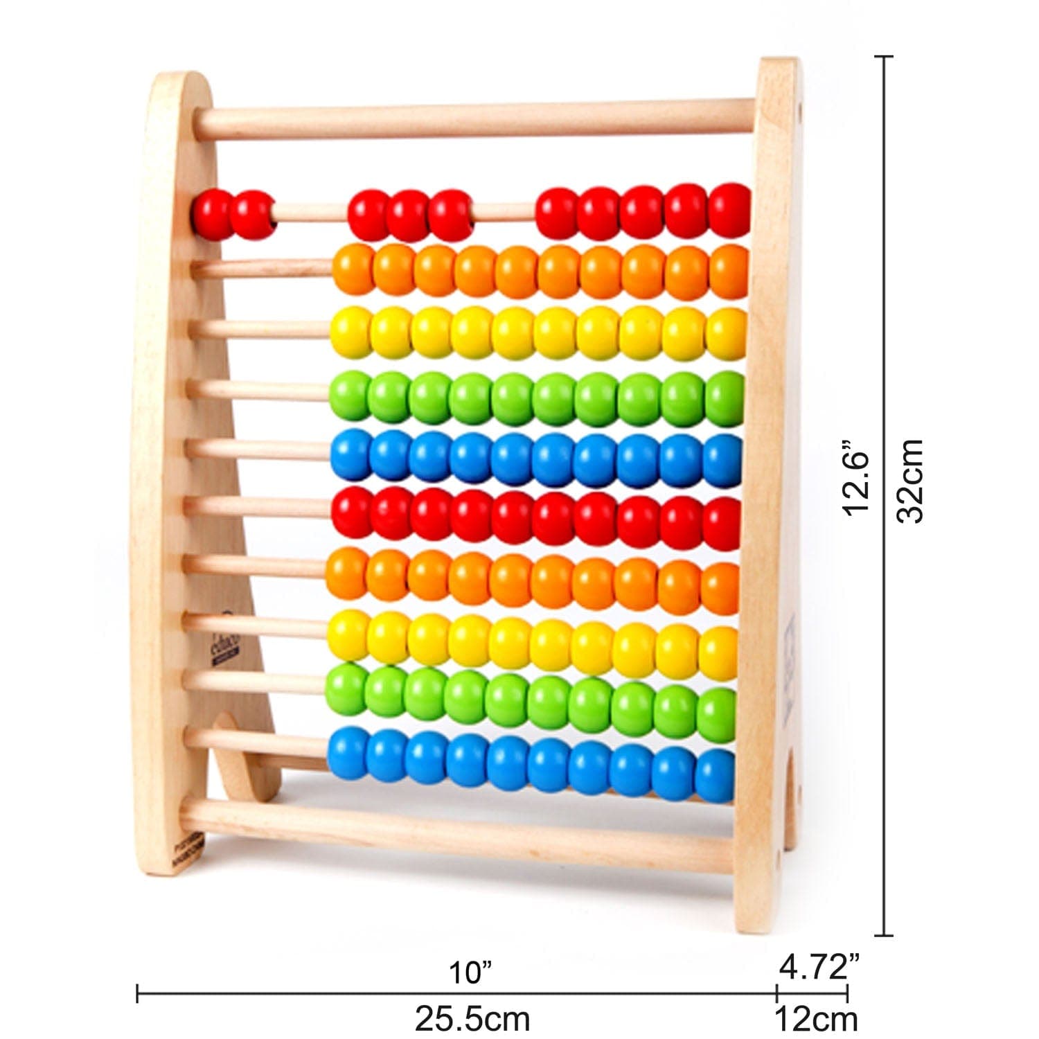 Hape-Rainbow Bead Abacus-E0412-Legacy Toys