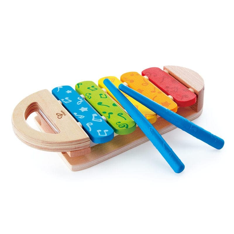 Hape-Rainbow Xylophone-E0606-Legacy Toys