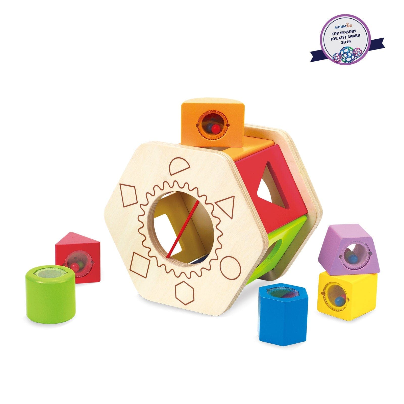 Hape-Shake and Match Shape Sorter-E0407-Legacy Toys