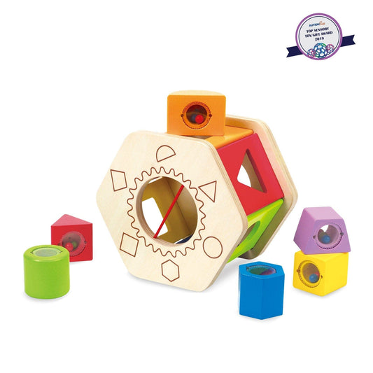 Hape-Shake and Match Shape Sorter-E0407-Legacy Toys
