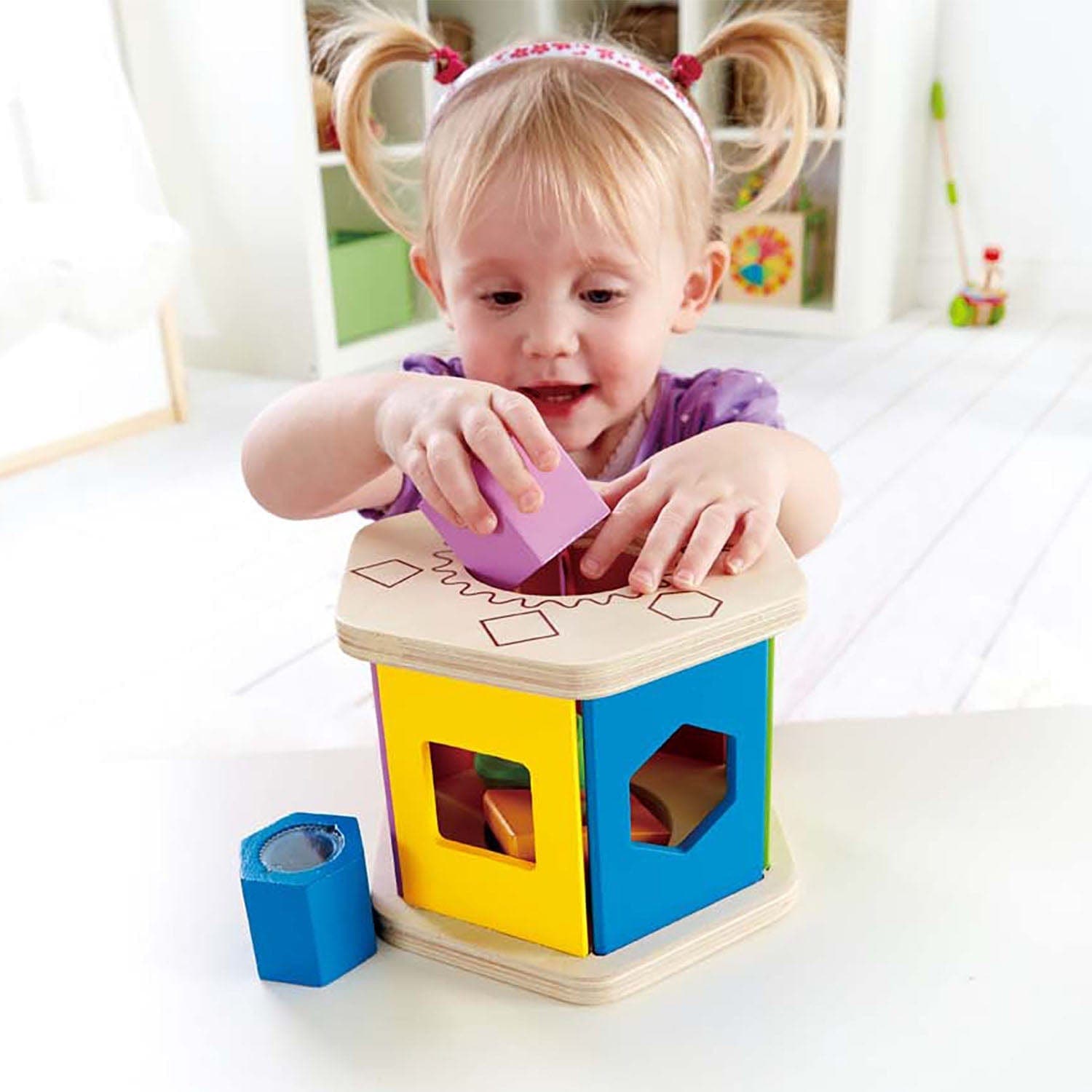Hape-Shake and Match Shape Sorter-E0407-Legacy Toys