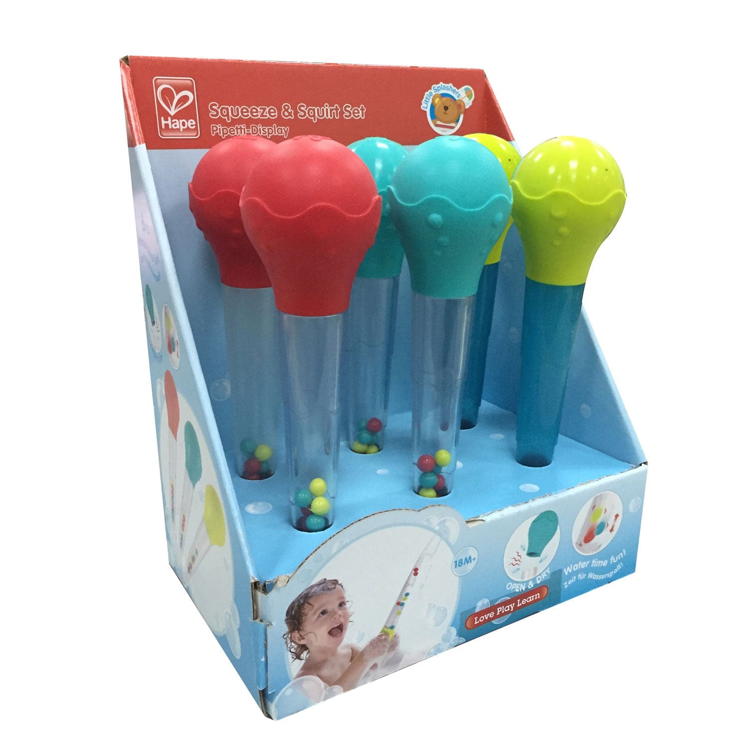 Hape-Squeeze & Squirt Toy - Assorted Styles-E0207-Legacy Toys