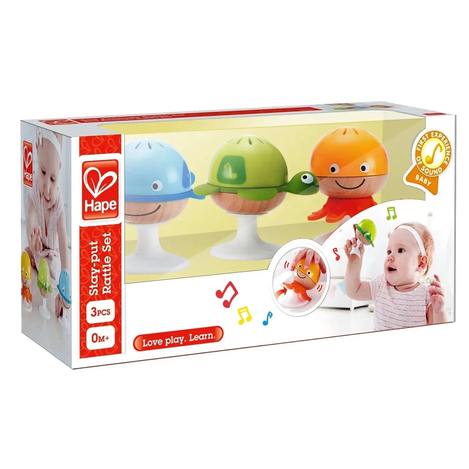 Hape-Stay-Put Rattle Set-E0330F-Legacy Toys