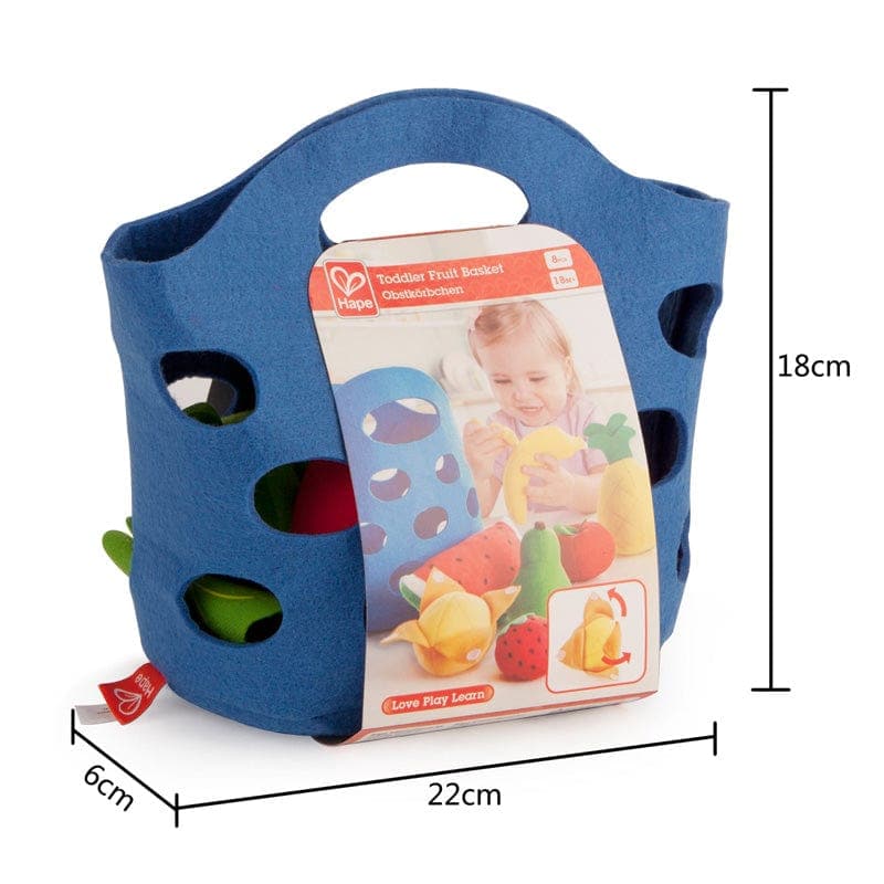 Hape-Toddler Fruit Basket-E3169-Legacy Toys
