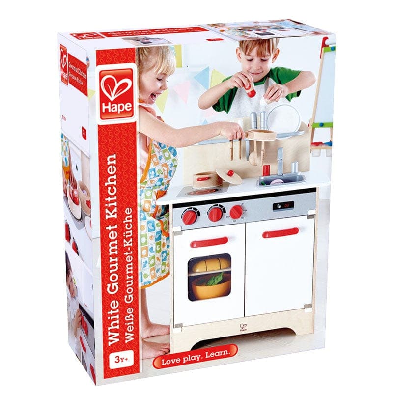 Hape-White Gourmet Kitchen-E3152-Legacy Toys