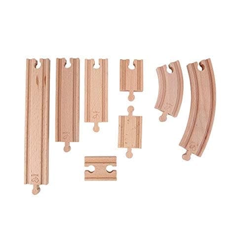 Hape-Wooden Train Track Super Expansion Rail Pack-E3707-Legacy Toys