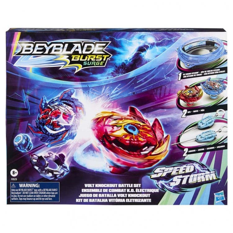 Hasbro-Beyblade Speedstorm Battle Set-F0525-Legacy Toys