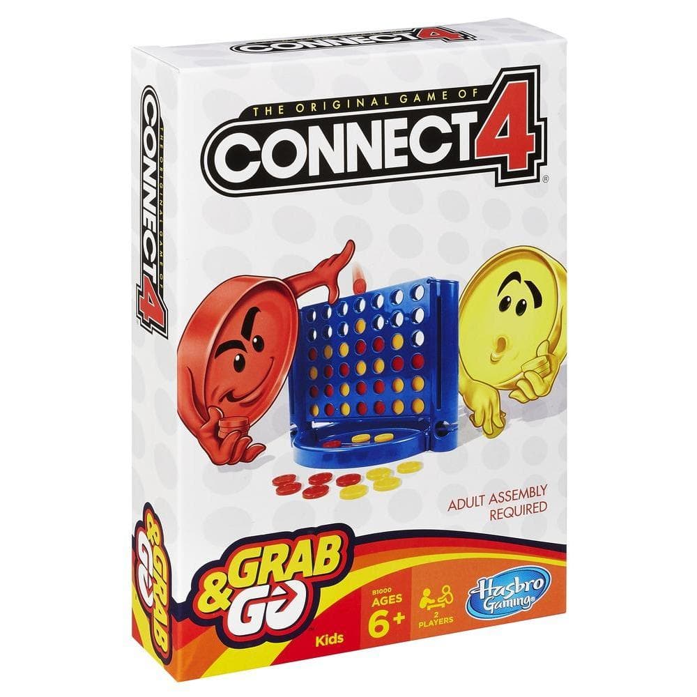 Hasbro-Grab & Go Travel Game Assortment-B1000-Connect 4-Legacy Toys