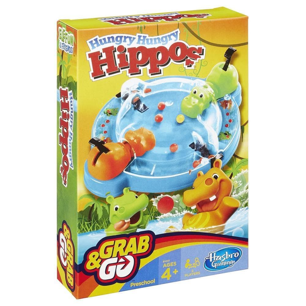 Hasbro-Grab & Go Travel Game Assortment-B1001-Hungry Hungry Hippos-Legacy Toys