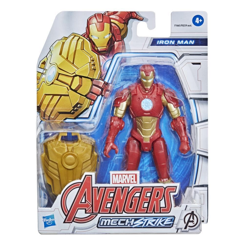 Hasbro-Marvel Avengers Mech Strike 6 Inch Scale Action Figure-F1665-Iron Man-Legacy Toys