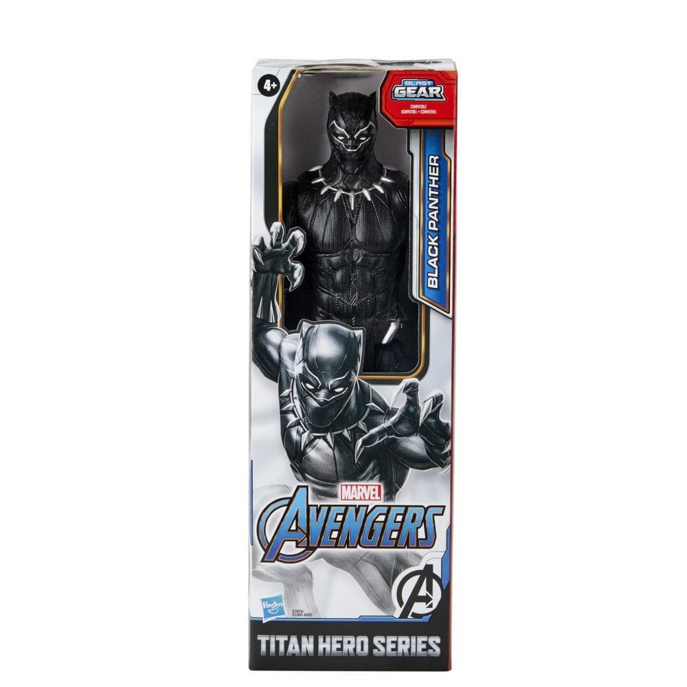 Hasbro-Marvel Avengers Titan Hero Series 12-inch Action Figure Toy Assorted -E7876-Black Panther-Legacy Toys