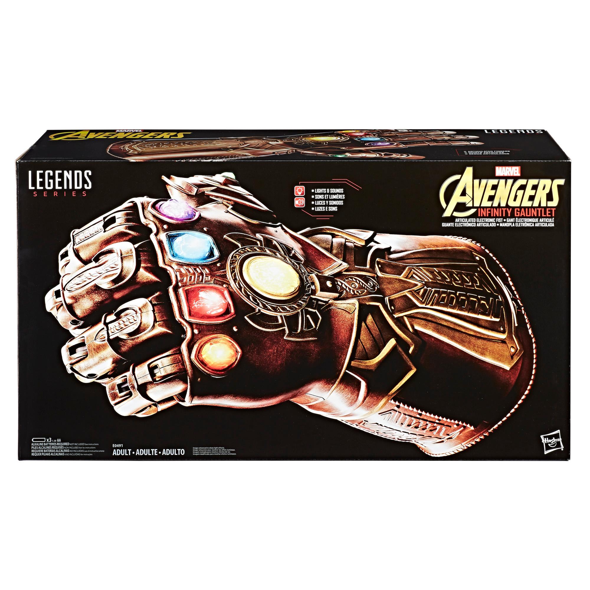 Hasbro-Marvel Legend Series Infinity Gauntlet Articulated Electronic Fist-E0491-Legacy Toys