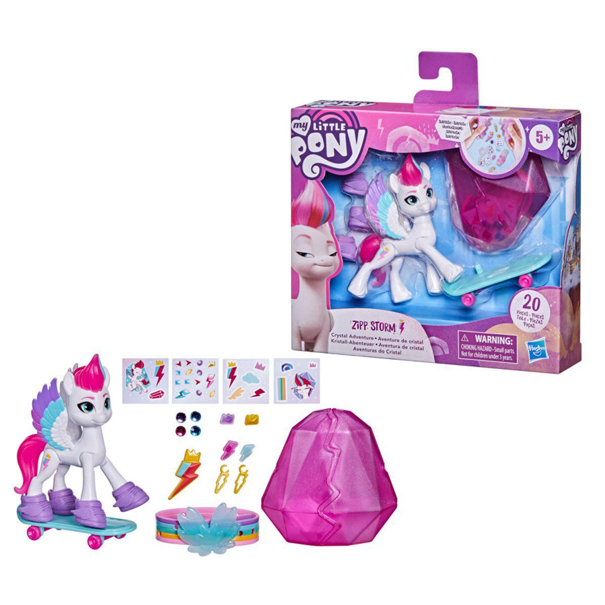 Hasbro-My Little Pony: A New Generation Crystal Adventure - Zipp Storm-F2452-Legacy Toys