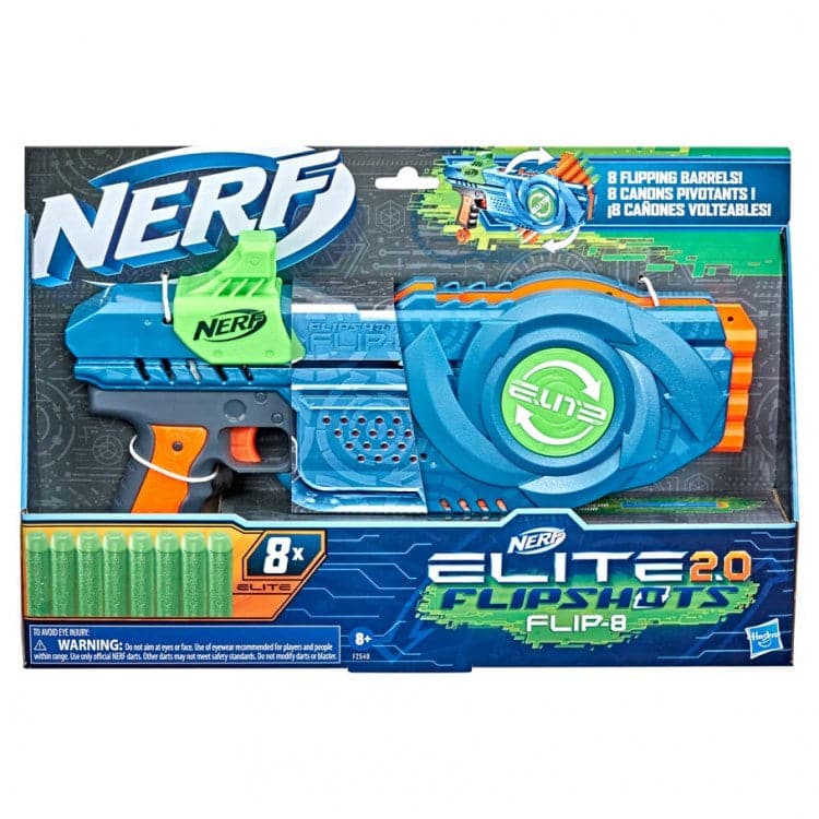 Hasbro-Nerf Elite 2.0 Flipshots Flip-8 Blaster-F2549-Legacy Toys