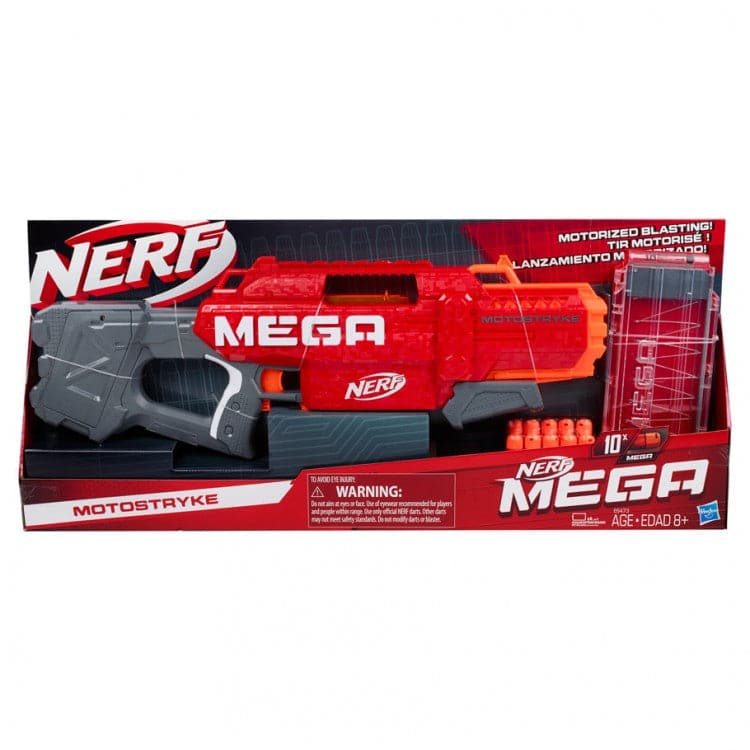 Hasbro-Nerf Mega Motostryke 10-Dart Blaster-E6473-Legacy Toys