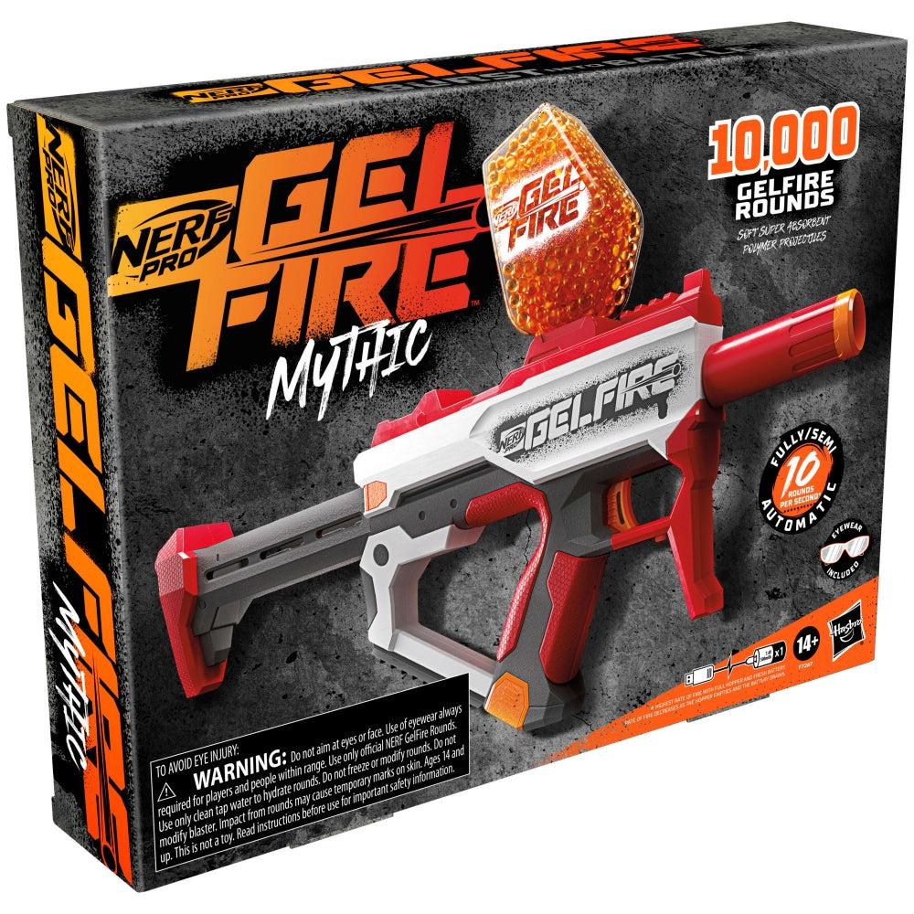 Hasbro-Nerf Pro Gelfire Mythic Full Auto Blaster & 10,000 Gelfire Rounds-F7267USE0-Legacy Toys