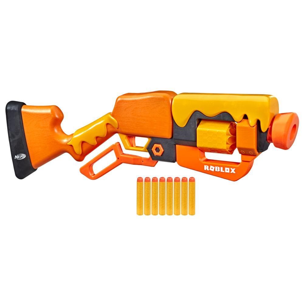 Hasbro-Nerf Roblox Adopt Me!: BEES! Lever Action Blaster-F2486-Legacy Toys