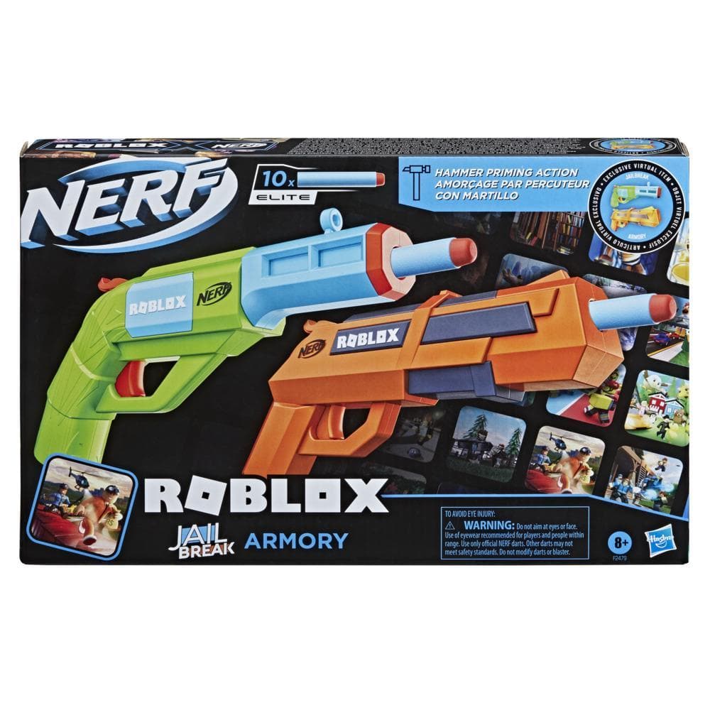 Hasbro-Nerf Roblox Jailbreak: Armory Blasters-F2479-Legacy Toys
