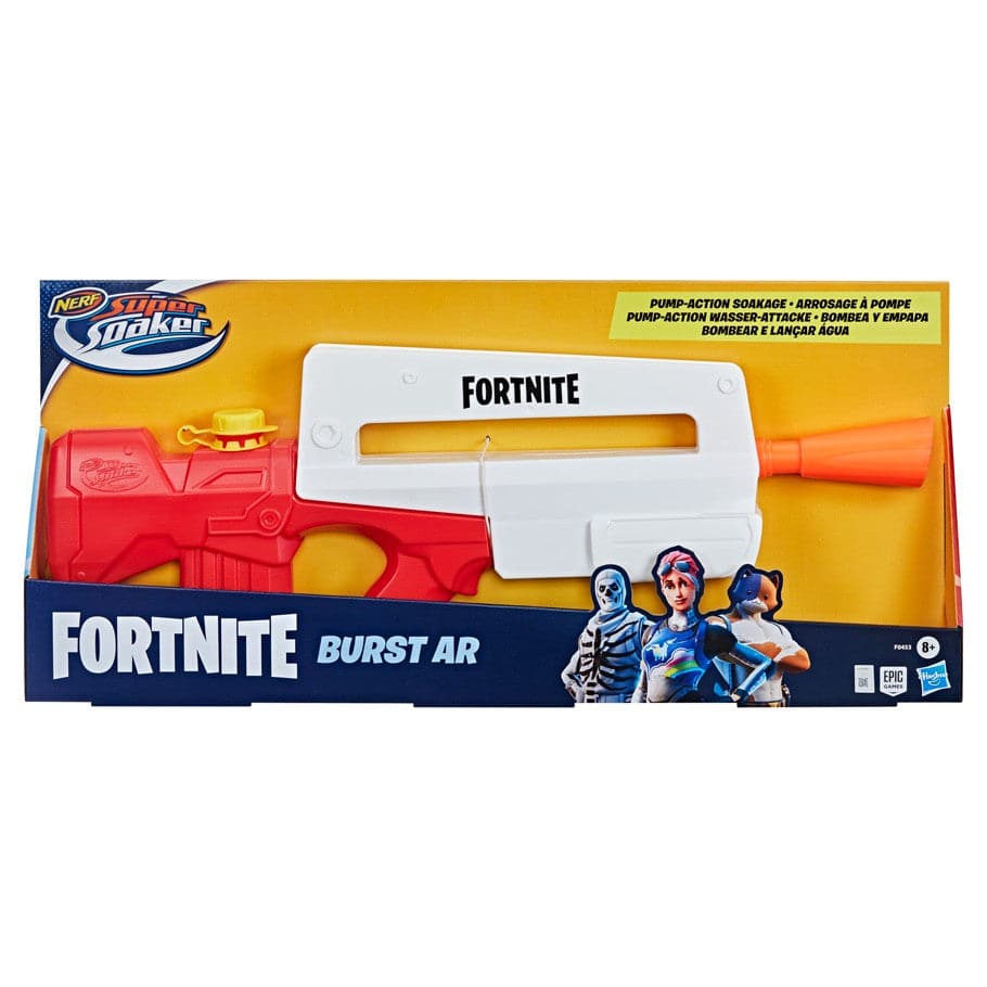 Hasbro-Nerf Super Soaker Fortnite Burst AR-F0453-Legacy Toys