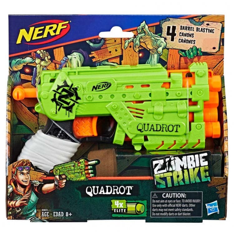 Hasbro-Nerf Zombie Quadrot-E2673-Legacy Toys