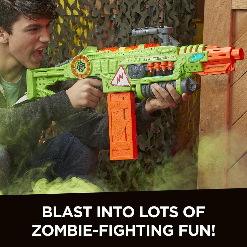 Hasbro-Nerf Zombie Revoltinator Dart Gun-E3060-Legacy Toys