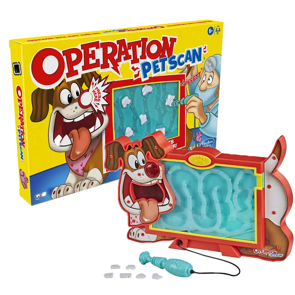 Hasbro-Operation: Pet Scan Board Game-E9694-Legacy Toys