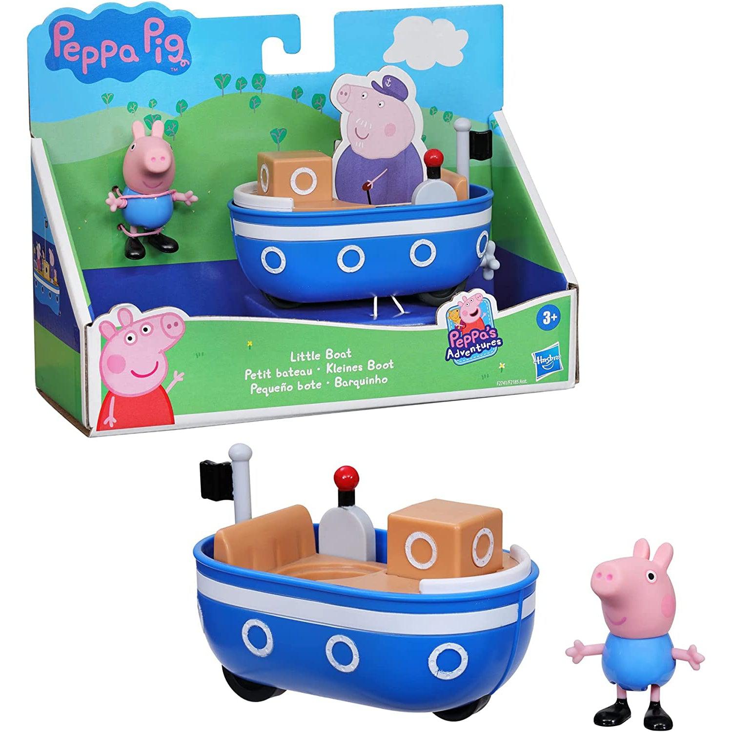 Hasbro-Peppa Pig Peppa's Adventure Little Boat Toy-F2741-Legacy Toys
