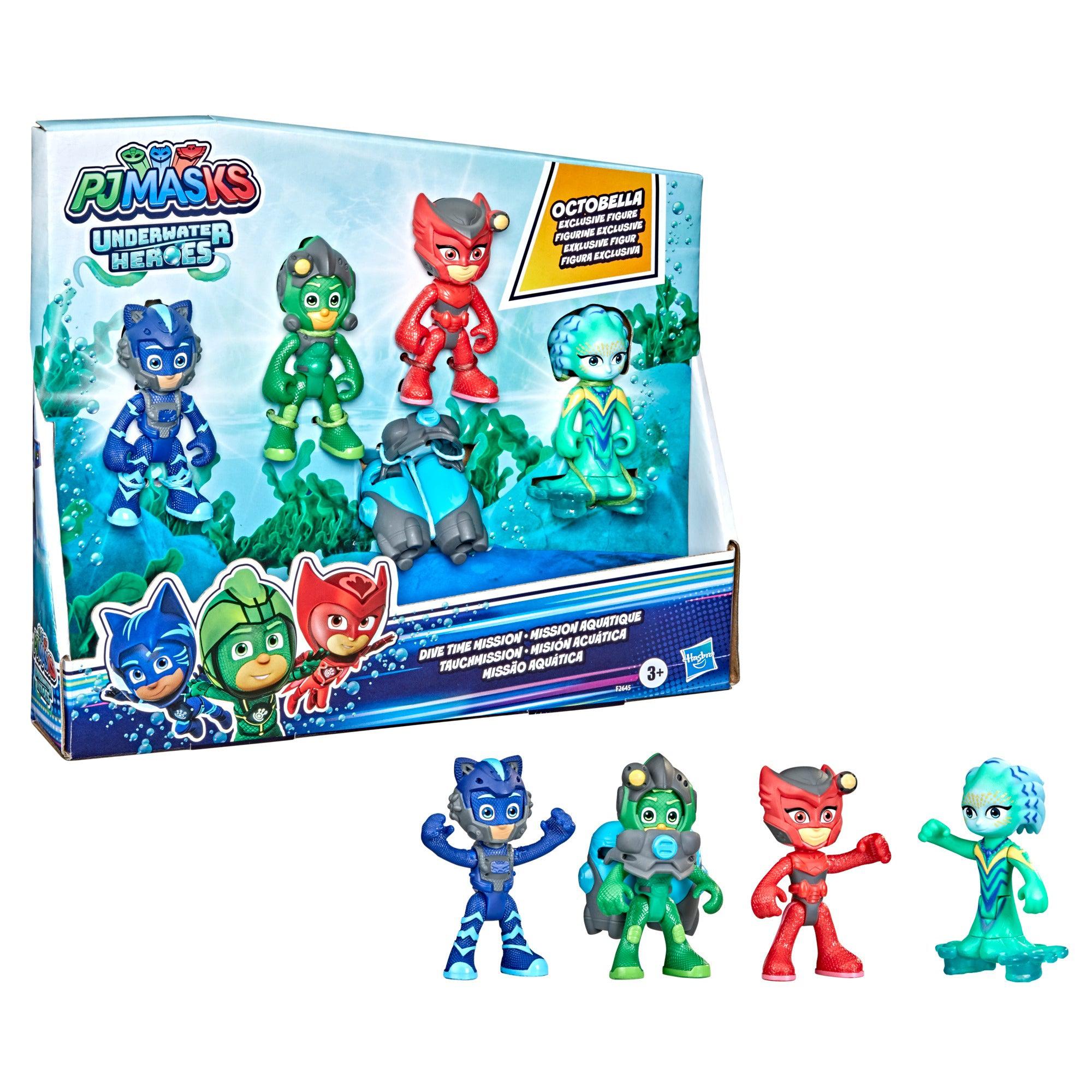 Hasbro-PJ Masks Underwater Heroes Dive Time Mission-F2645-Legacy Toys