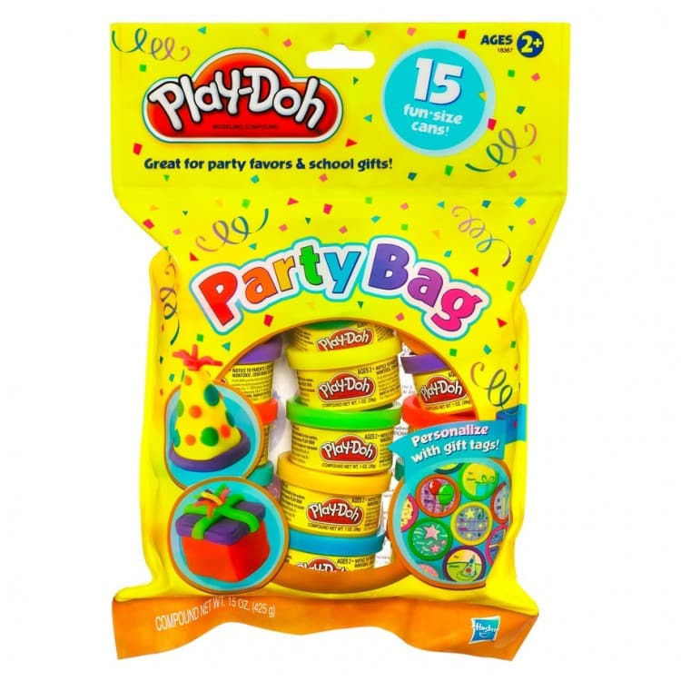 Hasbro-Play-Doh - 15-Count Party Bag (1 oz)-18367-Legacy Toys