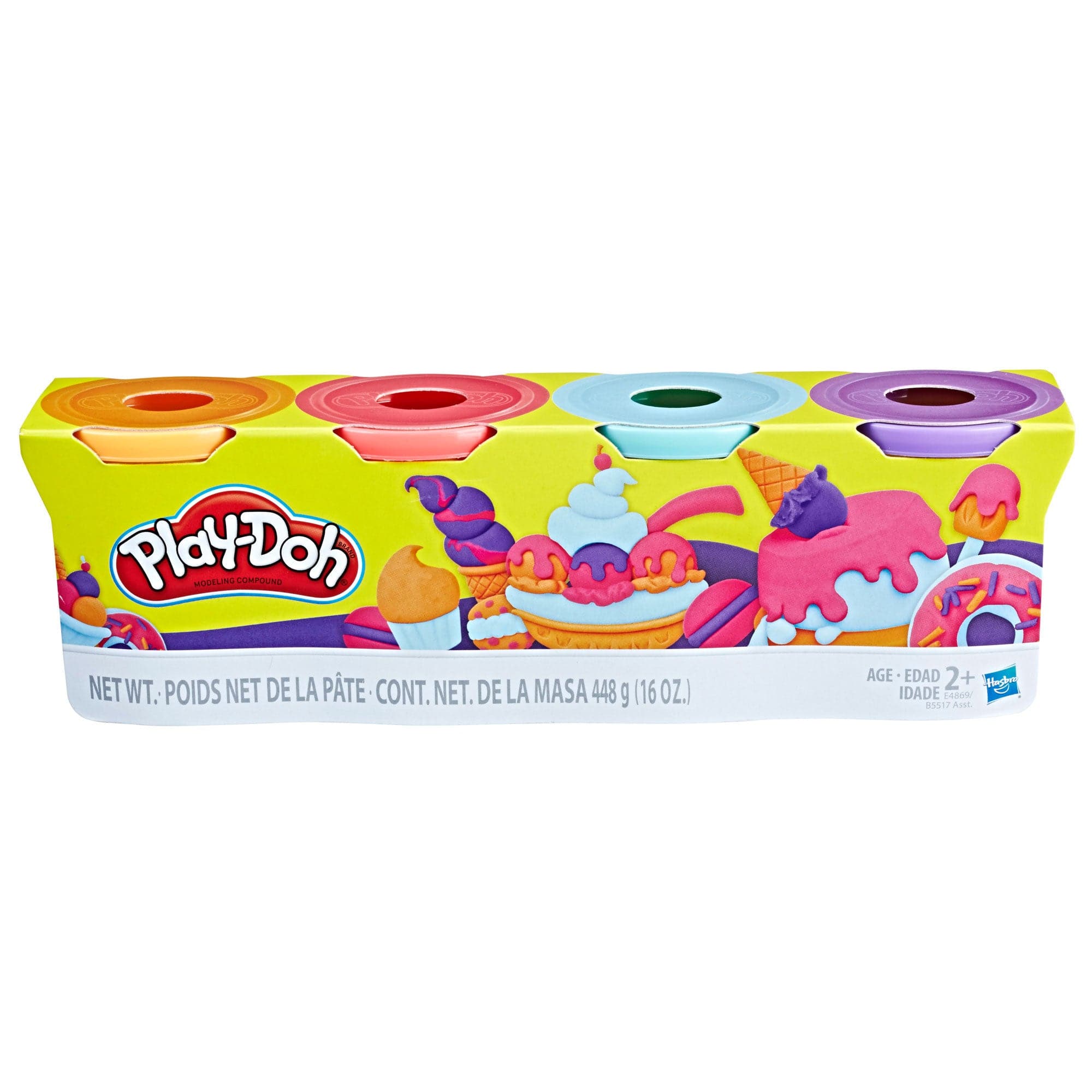 Hasbro-Play-Doh: 4oz Color Assortment-E4869-Sweet Colors-Legacy Toys