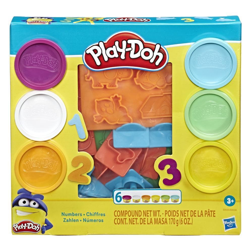 Hasbro-Play-Doh Fundamentals Assortment-E8533-Numbers-Legacy Toys