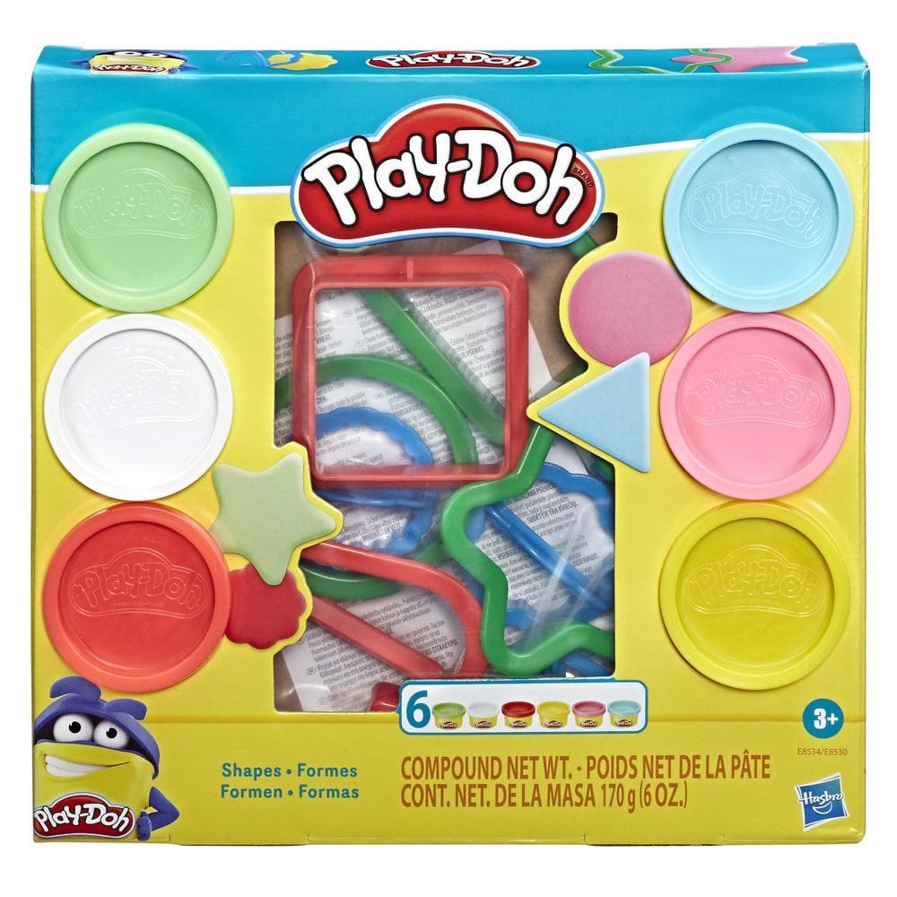 Hasbro-Play-Doh Fundamentals Assortment-E8534-Shapes-Legacy Toys